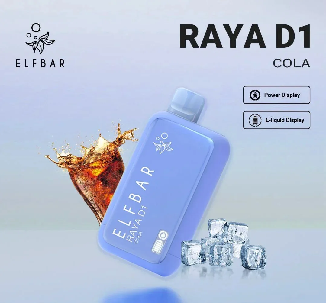 Elf Bar Raya D1 – Cola - Buy Authentic Vape in Coimbatore - Vape Shop Coimbatore
