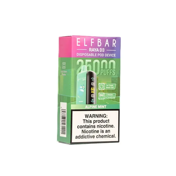 Elf Bar Raya D3 – Alpine Mint – 25000 - Buy Authentic Vape in Coimbatore - Vape Shop Coimbatore