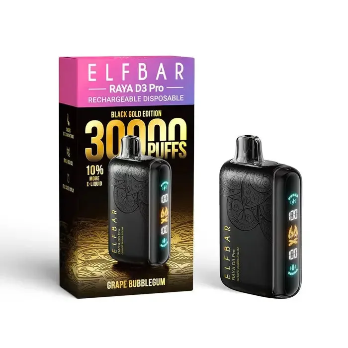 Elf Bar Raya D3 Pro 30 K – Grape Bubblegum 30000 Puffs - Buy Authentic Vape in Coimbatore - Vape Shop Coimbatore