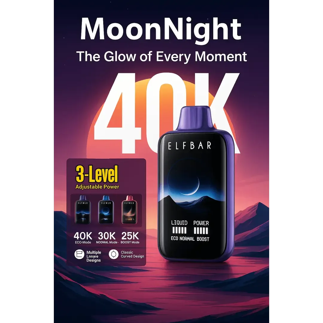 Elfbar Moon Night 40K – Kiwi Passion Fruit Guava 40000 Puffs - Buy Authentic Vape in Coimbatore - Vape Shop Coimbatore