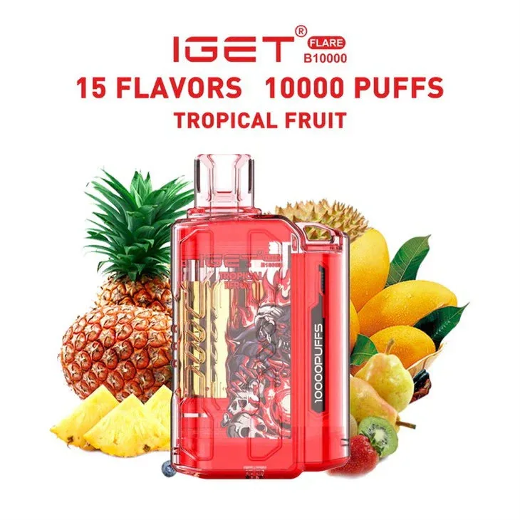 Iget Flare B10000 – Tropical Fruit - Buy Authentic Vape in Coimbatore - Vape Shop Coimbatore