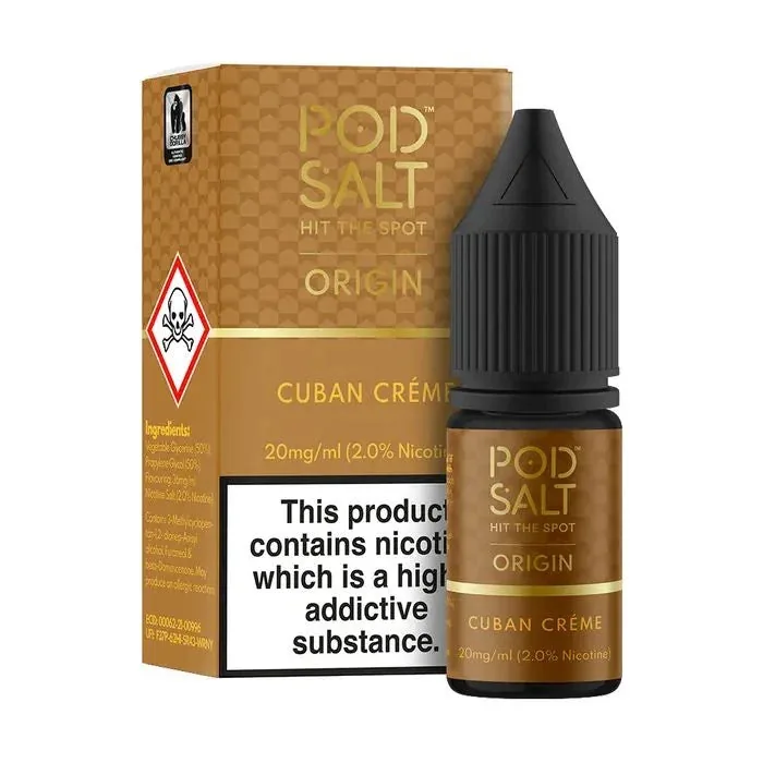 Pod Salt Cuban Creme – Nicotine Salt - Buy Authentic Vape in Coimbatore - Vape Shop Coimbatore