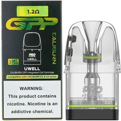 Uwell Caliburn Gpp Replacement Pod (1 2ω) - Buy Authentic Vape in Coimbatore - Vape Shop Coimbatore