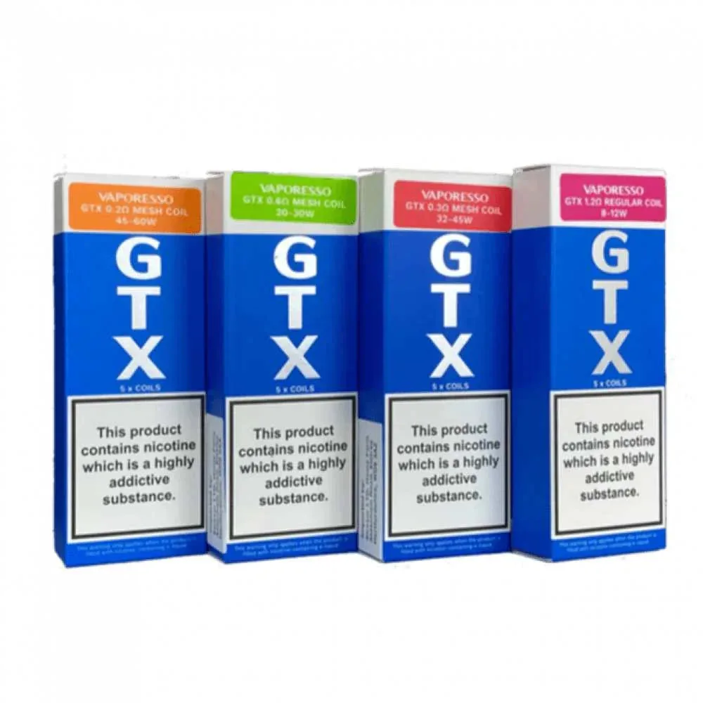 Vaporesso Gtx Replacement Coil Series (5-pack) - Buy Authentic Vape in Coimbatore - Vape Shop Coimbatore